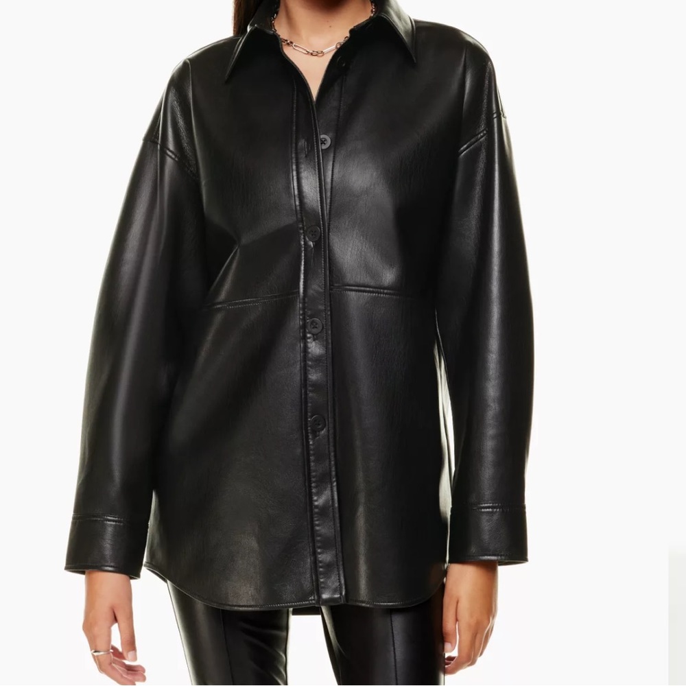 ARITZIA BABATON PELLI SHIRT JACKET
